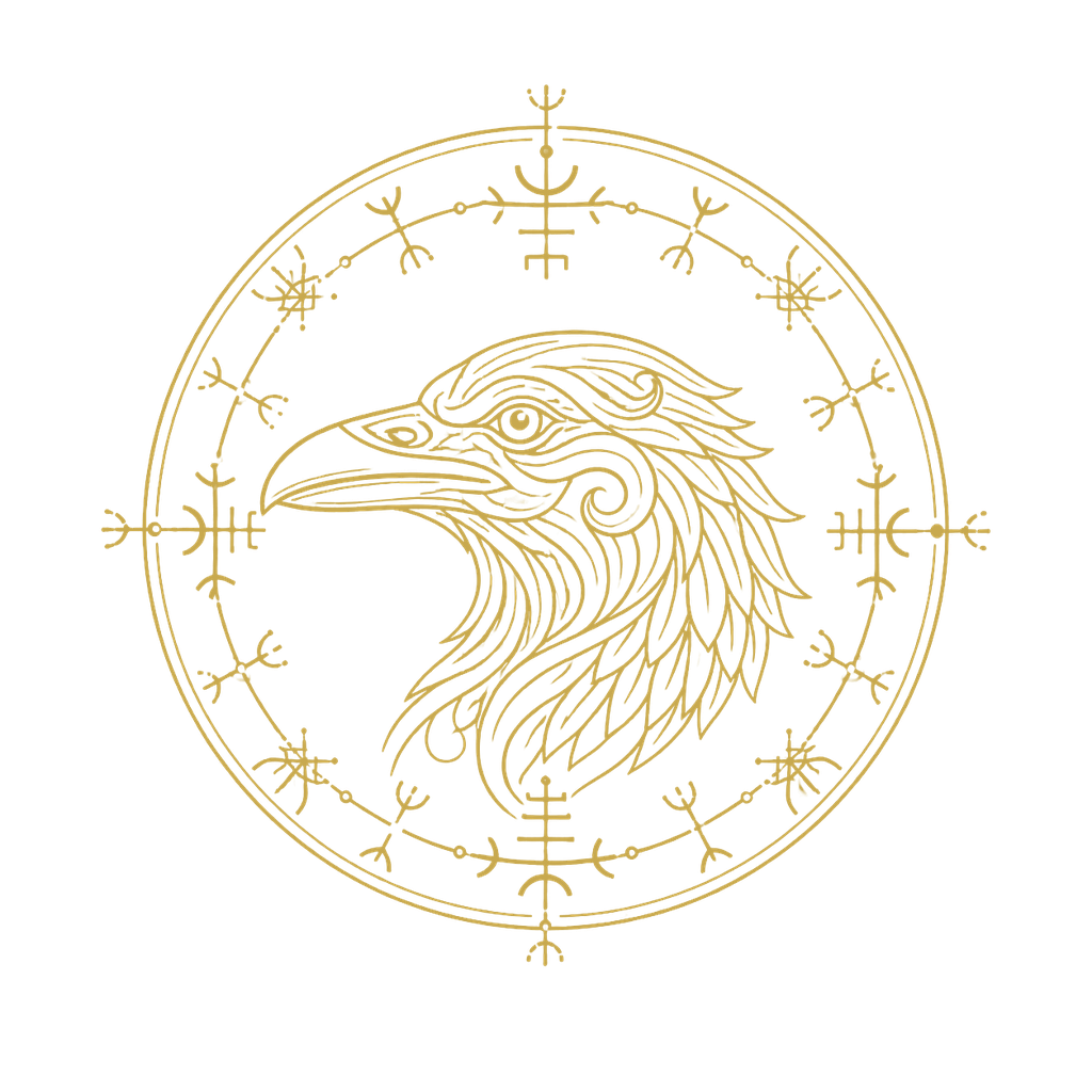 Rauðskinna — hrafnasigill